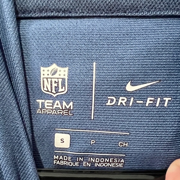 Nike Dri-Fit NFL Denver Broncos Lightweight Hooded Top - Small - Picture 7 of 11